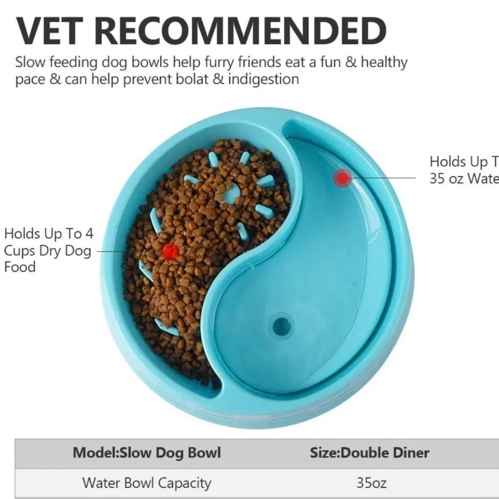 Slow Feeder Dog Bowl